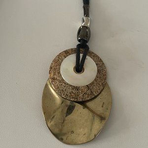 RLM Studio Pendant Necklace on Black Cord